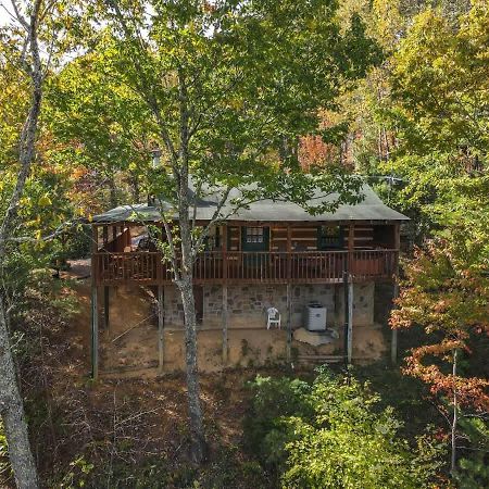 View! Cozy, Private, Fireplace, Hot Tub Log Cabin, Honeymoon! Sevierville Dış mekan fotoğraf
