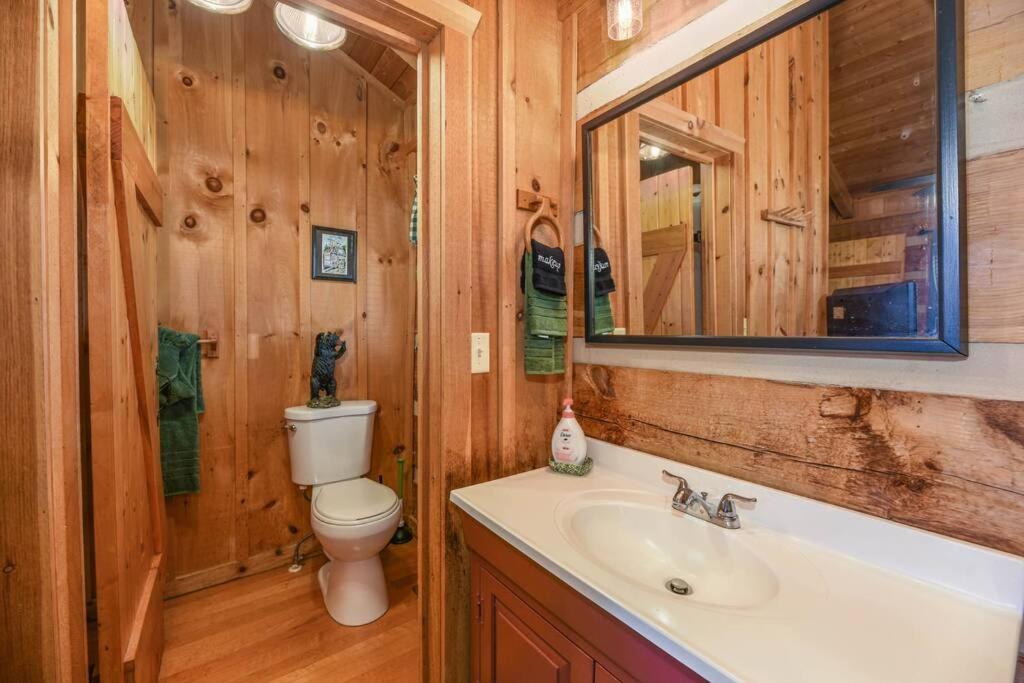 View! Cozy, Private, Fireplace, Hot Tub Log Cabin, Honeymoon! Sevierville Dış mekan fotoğraf